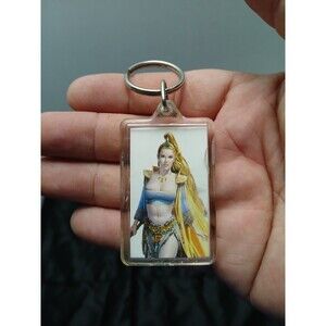 ​VINTAGE EverQuest Keychain HIGH ELF WIZARD Fantasy MMO SCEA 2000 Promo Rare